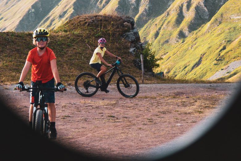 séance VTT en famille niveau vert, Le Grand-Bornand