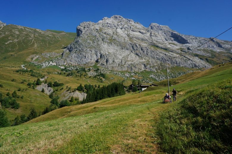 Fauteuil tout terrain de descente