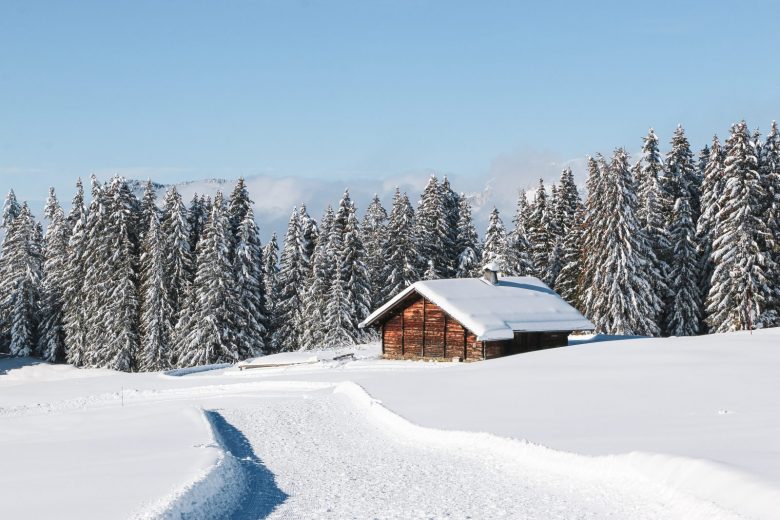 Chalet au Plateau de Beauregard en hiver